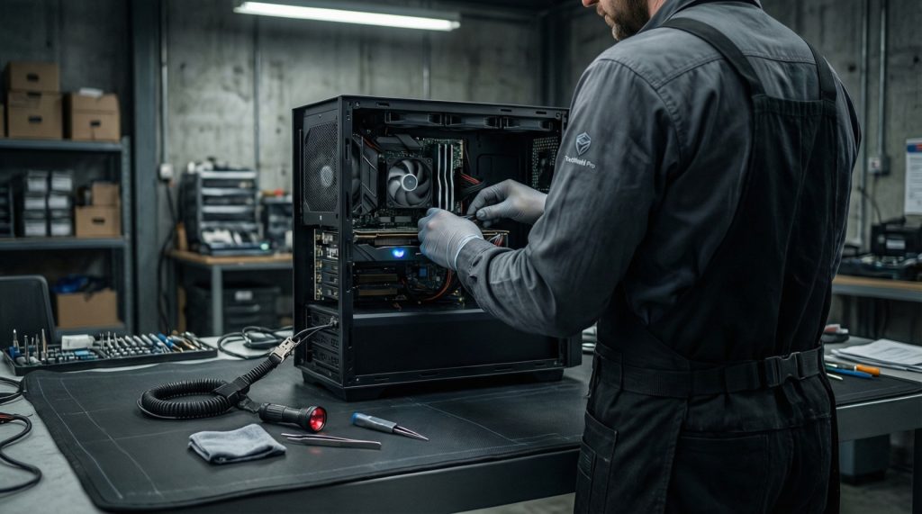 Pulsera y tapete antiestatico